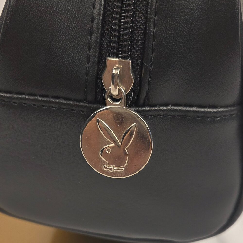 Vintage Y2K Playboy Black Studded Satchel/Handbag - Picture 4 of 7